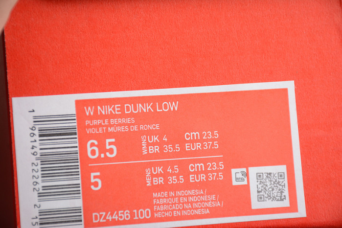 Nike Dunk Low Blueberry  DZ4456-100