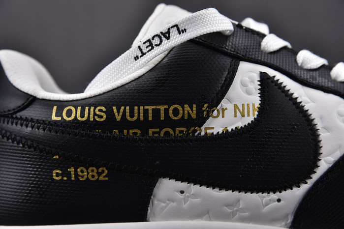 NIKE LOW AIR FORCE 1 X  black white
