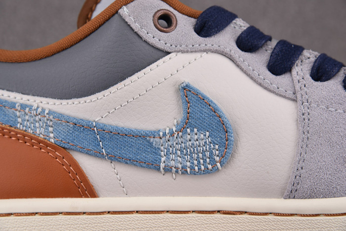 Air Jordan 1 Low SE Phantom Repaired Denim FZ5042-041