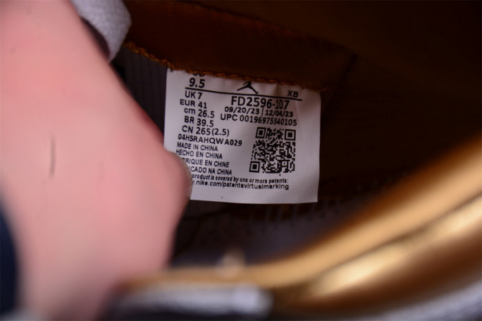Air Jordan 1 Retro High OG Metallic Gold FD2596-107