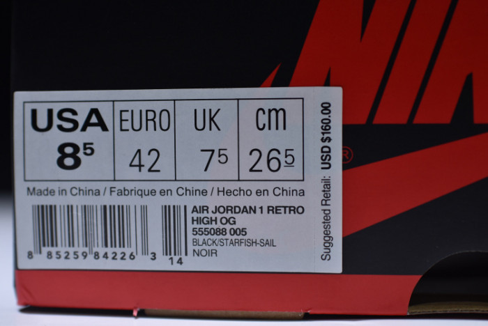 AIR JORDAN 1 RETRO HIGH OG “SHATTERED BACKBOARD”  555088-005