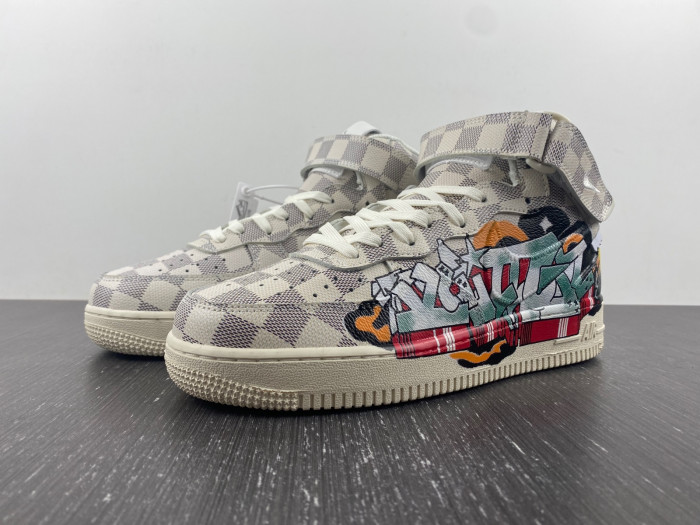 Nike Air Force 1 Mid x LOUIS VUITTON LV ''Beige'' 1A9VE6