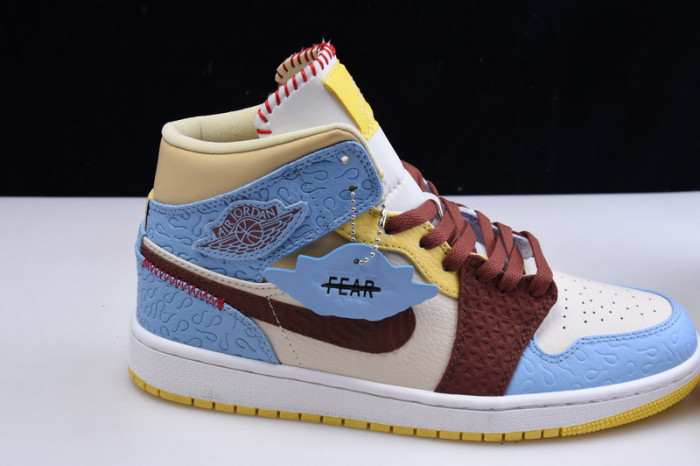 Air Jordan 1 Mid SE Fearless Maison Chateau CU2803-200