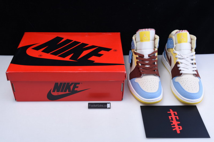 Air Jordan 1 Mid SE Fearless Maison Chateau CU2803-200