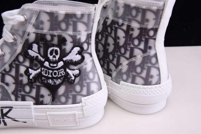 B23 Oblique High Top Sneakers white T004801-1070
