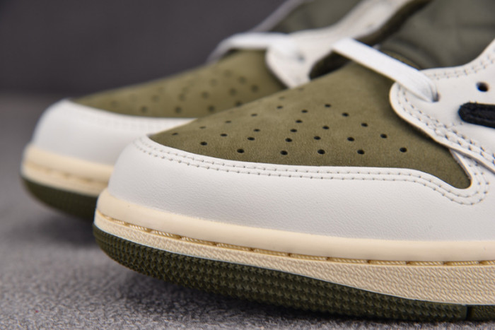 Travis Scott x Air Jordan 1 Low OG Medium Olive  DM7866-200