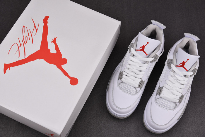 AIR JORDAN 4 WHITE OREO TECH GREY CT8527-100
