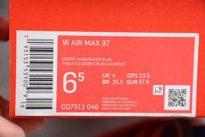 Nike Air Max 97 corduroy desert sand  CQ7512-046