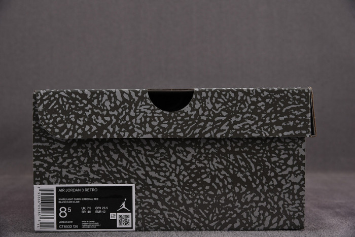 air Jordan 3 Retro Cardinal Red  CT8532-126