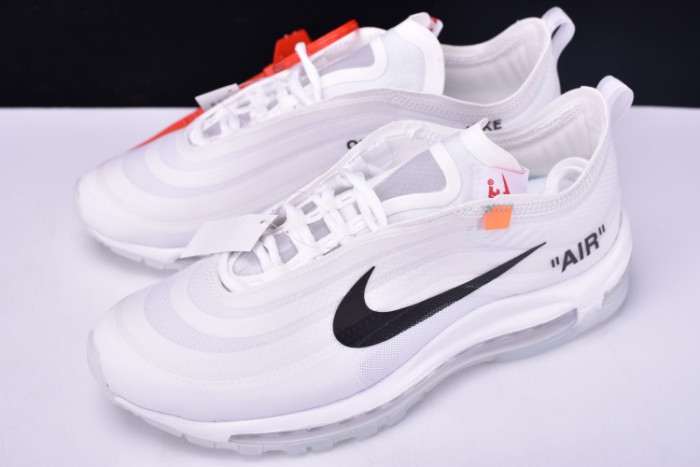 OFW X Air Max 97 The Ten White Cone Ice Blue AJ4585-100