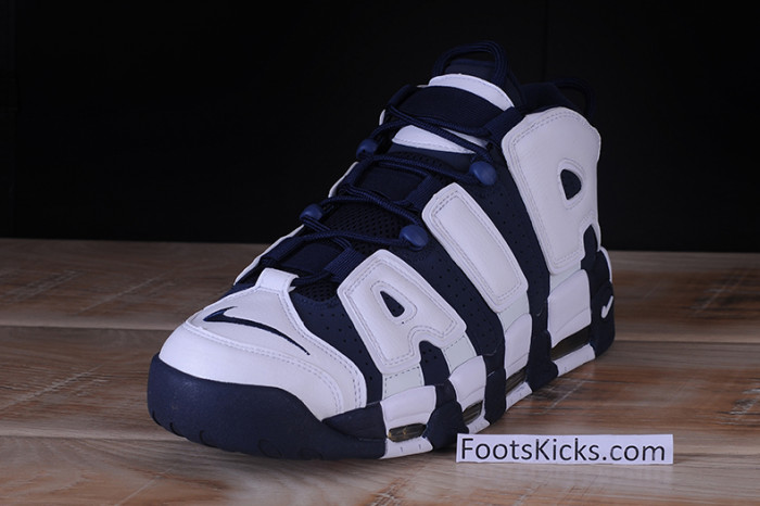 Nike Air More Uptempo “Olympic” White/Midnight Navy  414962-104